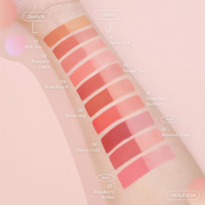 MEILINDA Lip Airy Rouge Matte Tint ลิปทินท์